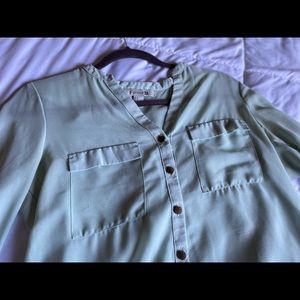 Forever 21 Mint Green Blouse